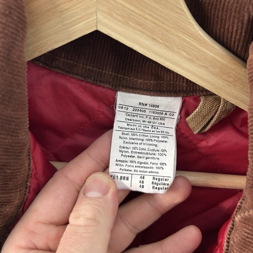 Vintage Carhartt Detroit Style Workwear Jacket “Tan” - Picture 10 of 12